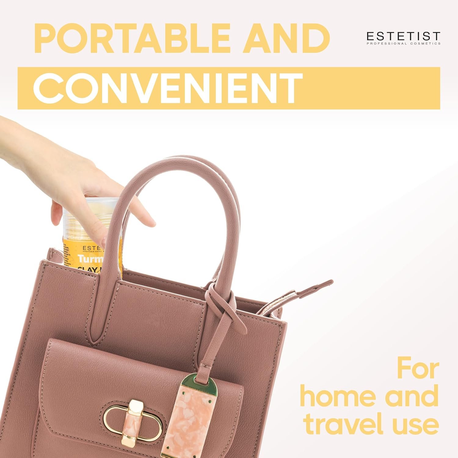 ESTETIST Turmeric Vitamin C Clay Face Mask Stick Set For Dark Spots Oil Control and Balance Facial Mask Deep Pore Cleanser Blackhead Remover Anti-Acne Treatment for All Skin Types Gift Pack of 3 - Image 7