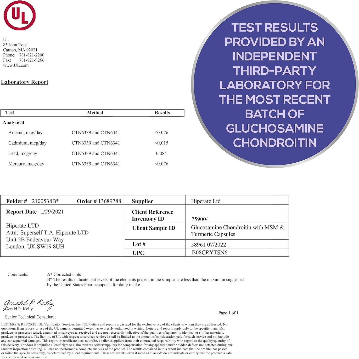 Glucosamine Chondroitin MSM with Turmeric - High Strength Joint Support Supplement for Adults Men & Women - 90 Capsules - 1500mg Glucosamine Sulfate per Serving - Image 9