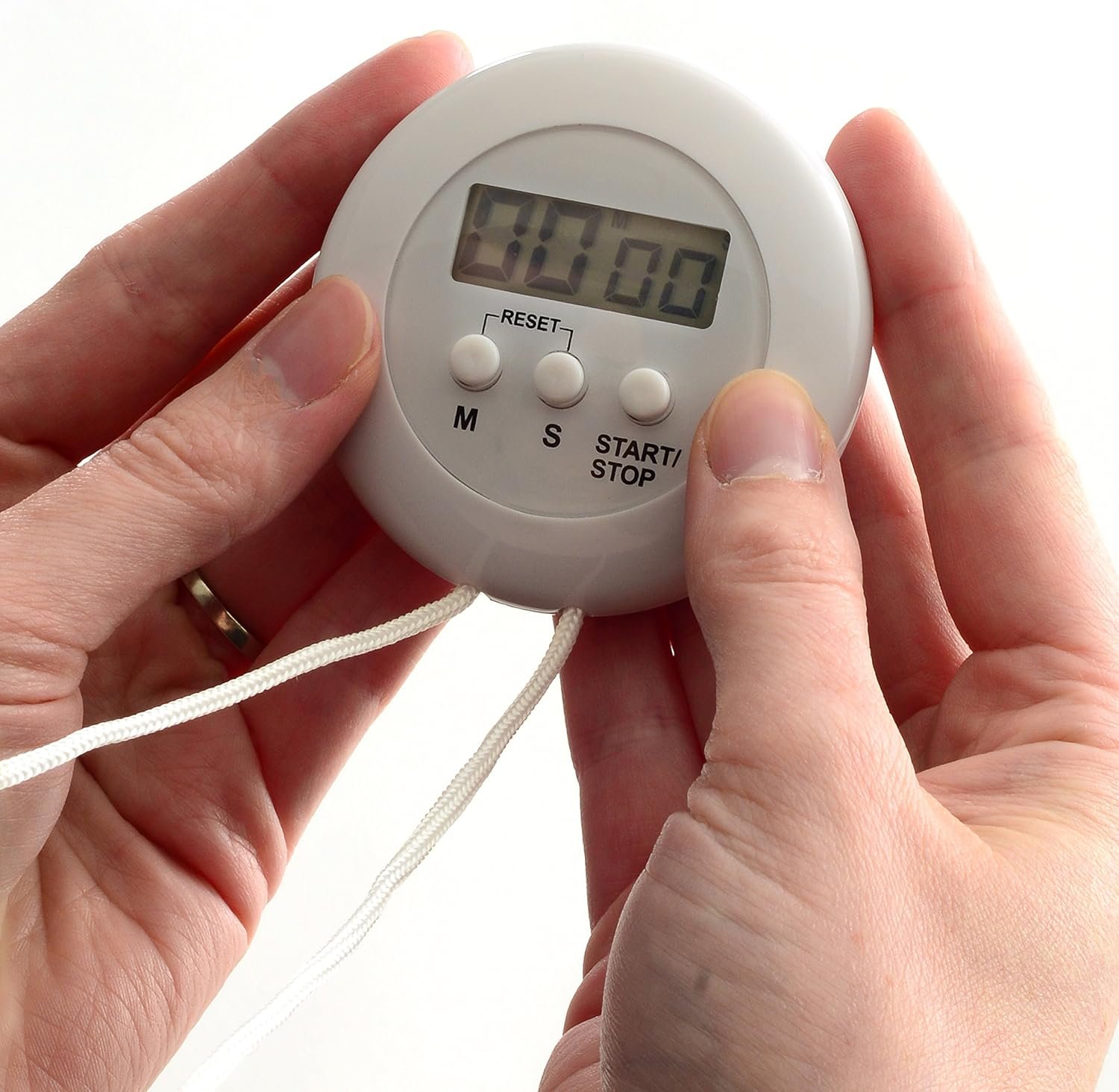 Norpro, White Digital Timer On A Rope, One Size - Image 4