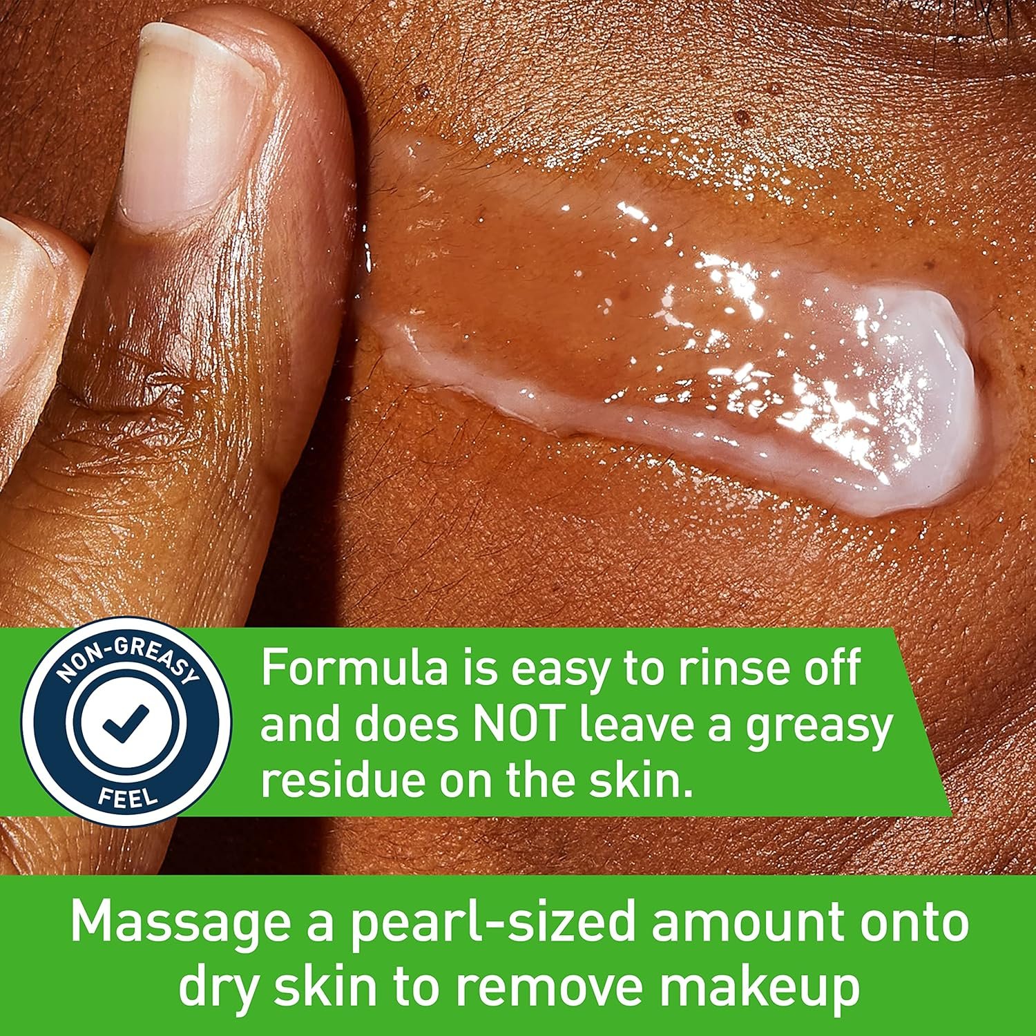 CeraVe Cleansing Balm Makeup Remover, Waterproof Makeup Remover With Ceramides & Plant-Based Jojoba Oil To Nourish & Hydrate, Non-Comedogenic & Fragrance Free, 1.3 Oz - Image 4