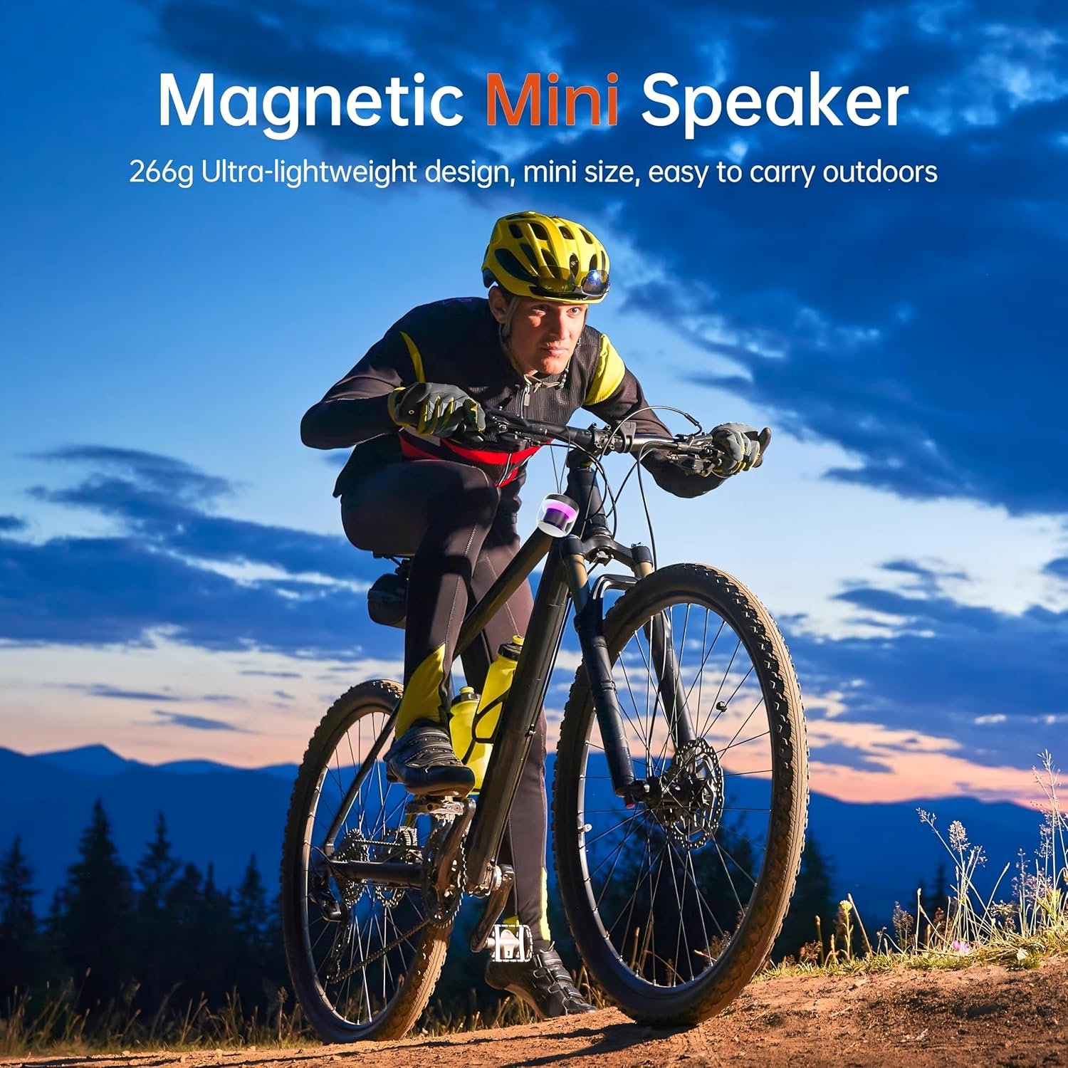 Bluetooth Speaker with Stereo Bass, Portable Speakers Bluetooth Wireless V5.3 with RGB Lights, TF-Card USB, Double Pairing, 4H Playtime, IP7 Waterproof Speakers for Travel Party Home Theater Outdoor - Image 6