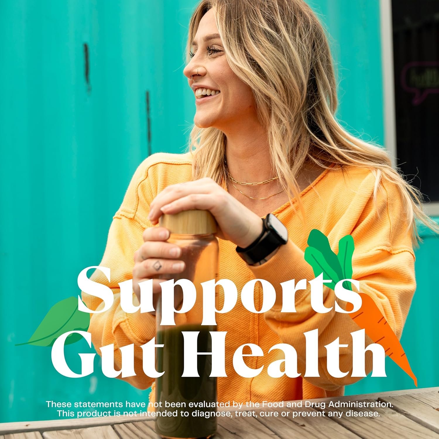 Amazing Grass Greens Superfood Powder: Greens Powder with Digestive Enzymes & Probiotics, Organic Spirulina, Chlorella, and Beet Root Powder, Original, 60 Servings - Image 8