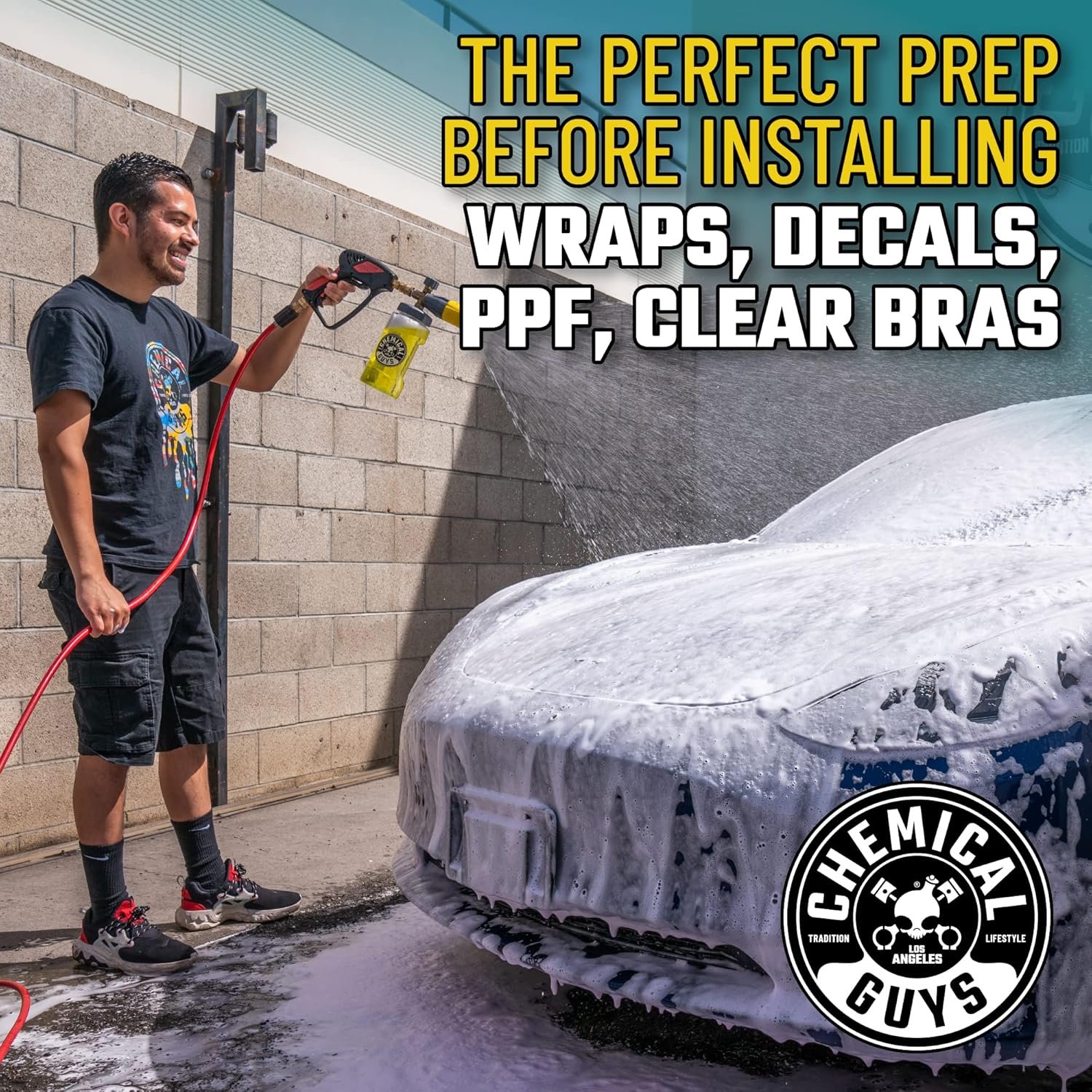 Chemical Guys CWS80316 Clean Slate Deep Surface Cleaning Car Wash Soap (Removes Old Car Waxes, Glazes & Sealants for Superior Surface Prep), 16 fl oz, Citrus Scent - Image 8