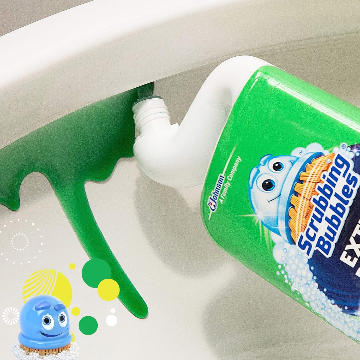 Scrubbing Bubbles Extra Power Toilet Bowl Cleaner, Citrus, 1 Squeeze Bottle, 24 oz - Image 5