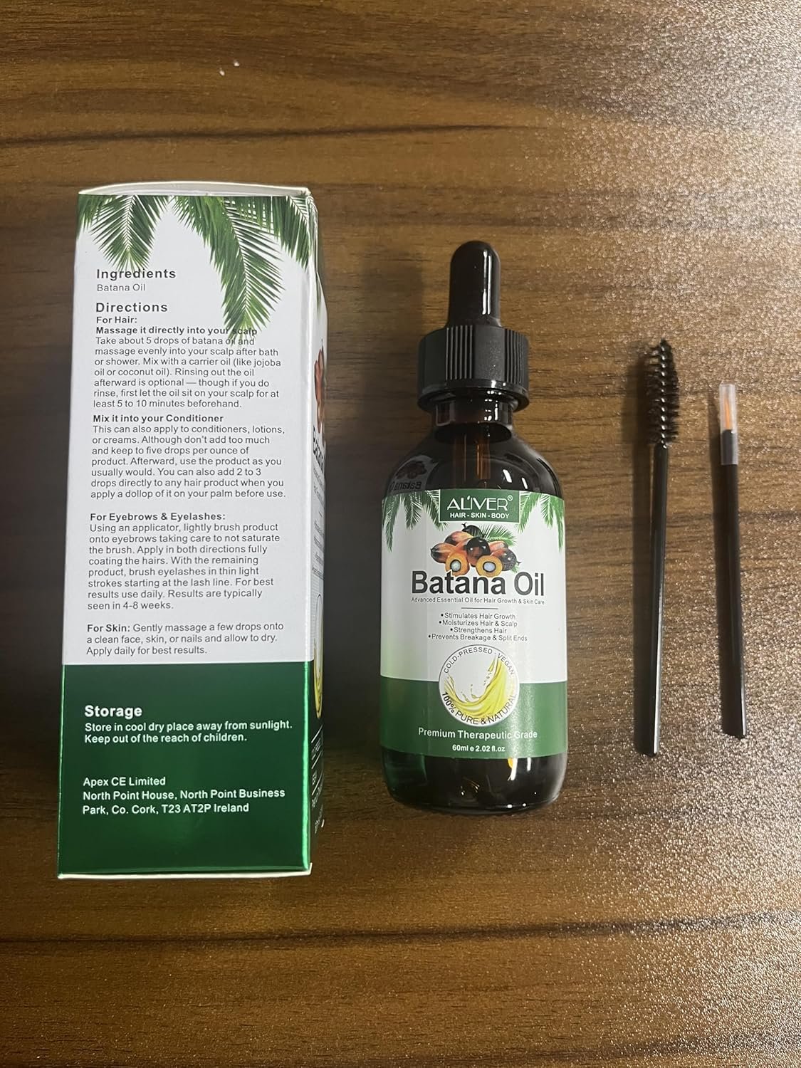 Batana Oil for Hair Growth, Pure Organic Natural and Cold Pressed Hair Oil for Hydrating & Repairing Dry, Damaged Hair Skin Care, Face, Body - Image 7