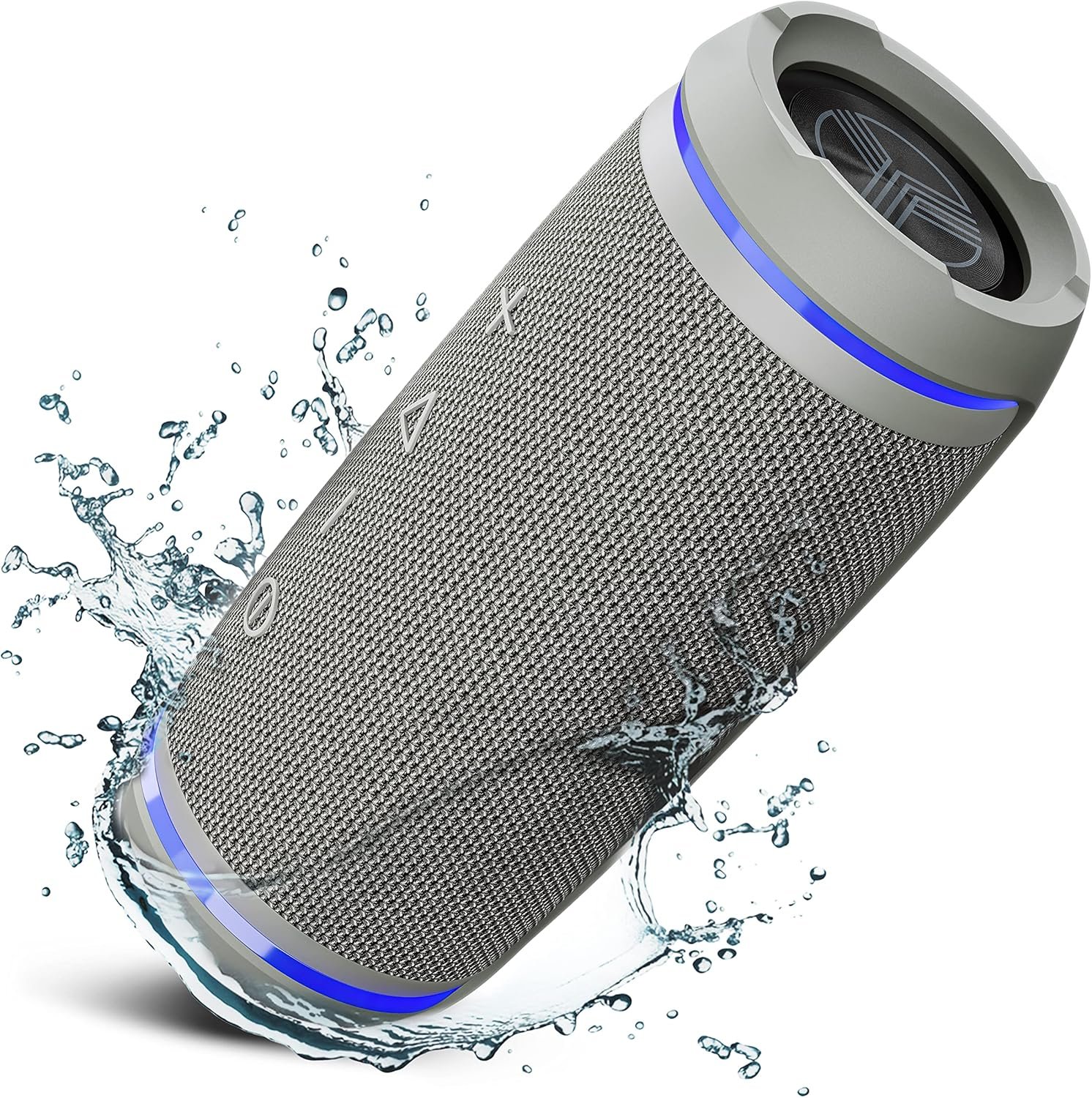 TREBLAB HD77 Gray - Bluetooth Portable Speaker-360° HD Surround Sound-Wireless Dual Pairing-30W-DualBass Technology-Up to 20H of Run (Renewed) - Image 2