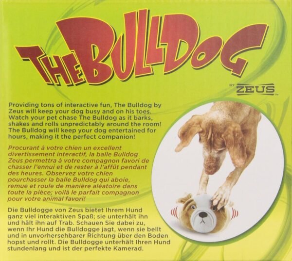 ZEUS The Bulldog – Durable Interactive Dog Toy for Large and Small Dogs – Includes 3 AAA Batteries - Image 4