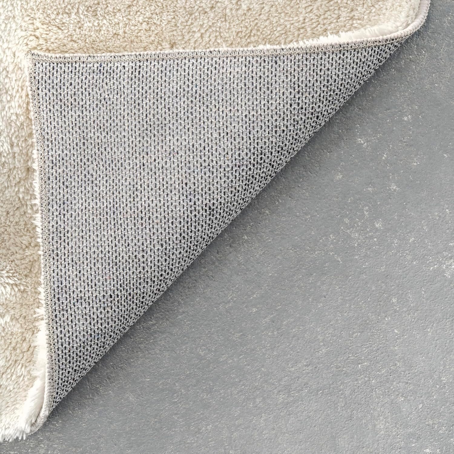 nuLOOM 4' x 6' Cozy Plush SuperiorWash Area Rug, Machine Washable, Non-Slip, Soft Fluffy Shag Carpet for Living Room Bedroom Kids Room Nursery Home Decor, Loni Cream - Image 5