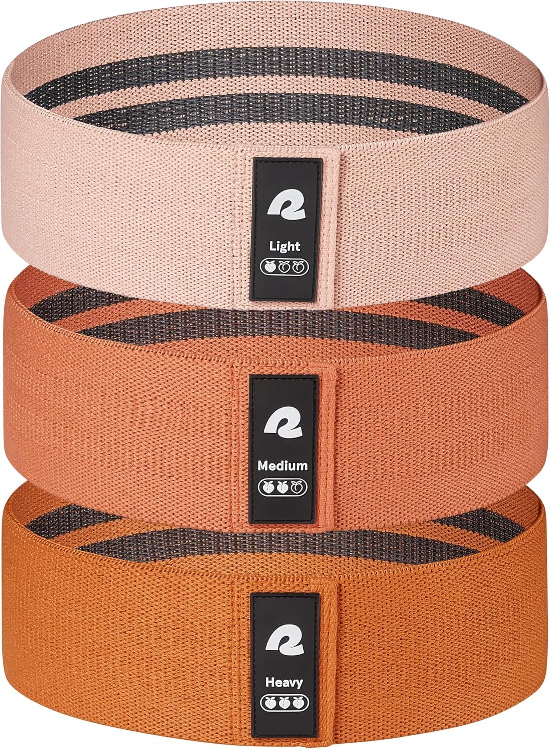 Retrospec Engage Booty Bands Resistance Band Set for Working Out & Exercise - Lightweight & Portable for Men & Women - Image 2