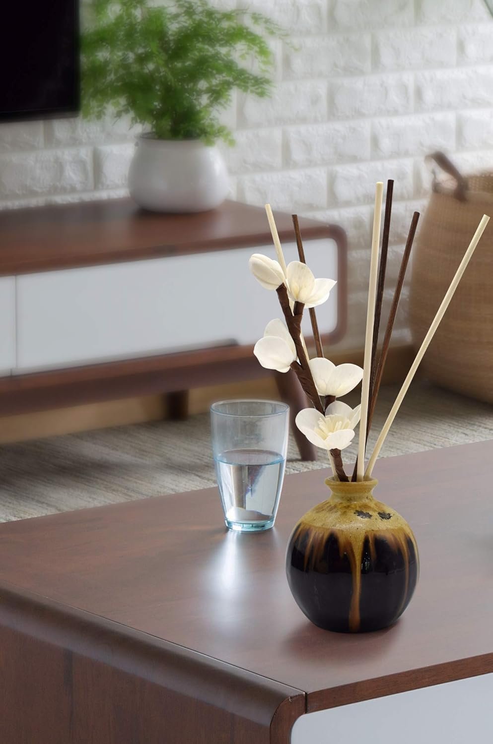 25pcs Black and 25pcs Brown Rattan Reed Diffuser Sticks Replacement Rattan Reed Diffuser Refill Sticks (Black+Brown) - Image 4