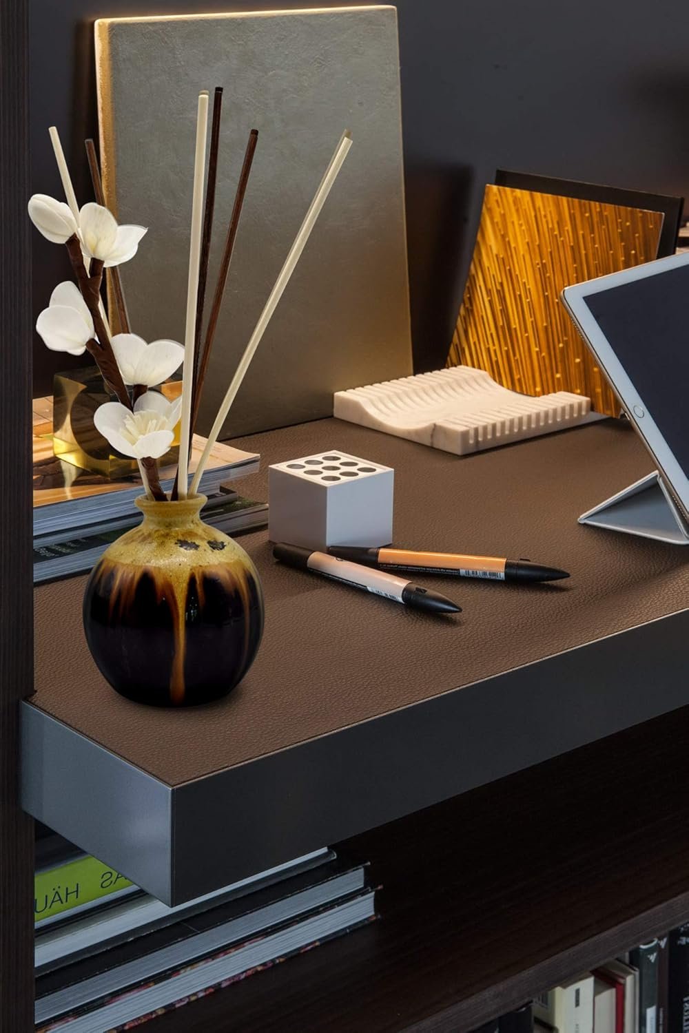 25pcs Black and 25pcs Brown Rattan Reed Diffuser Sticks Replacement Rattan Reed Diffuser Refill Sticks (Black+Brown) - Image 7