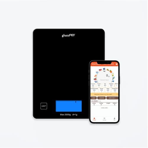 Bluetooth Smart Kitchen Scale | Digital Grams and Ounces for Weight Loss | Baking | Cooking | Keto and Meal Prep | Diabetes Meals - Image 2