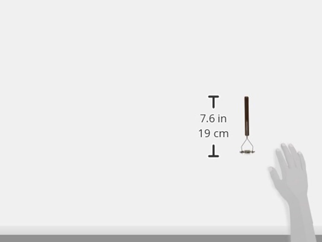 Mars Coat King Mini Dematting Undercoat Grooming Rake Stripper Tool and Detailing Body Work for Dogs and Cats, Stainless Steel with Wooden Handle, Made in Germany, 14-Blade Extra Fine - Image 5