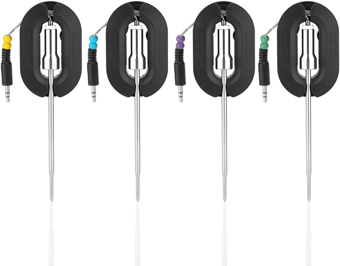 Replacement Probes 4 Packs Improved Stainless Steel Additional Probes Wire for Grill Thermometer by WEINAS - Image 2