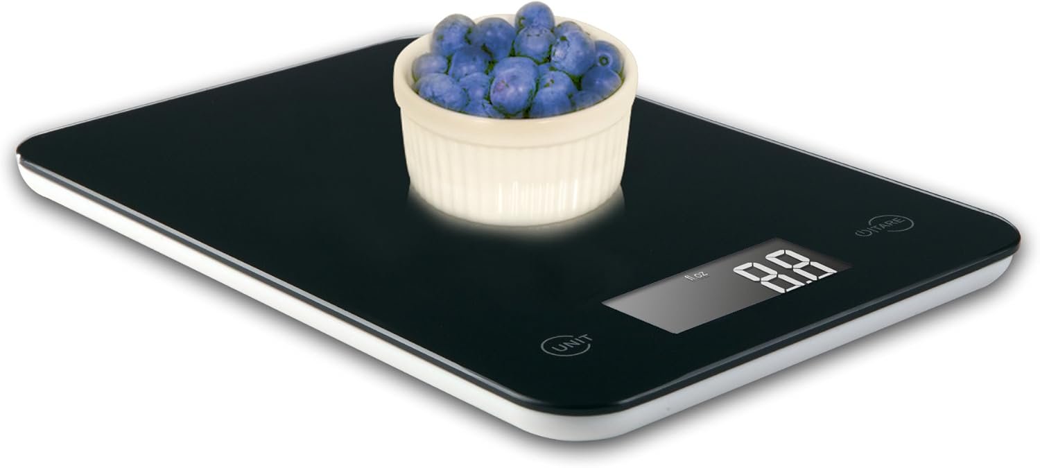 Ozeri Touch Professional Digital Kitchen Scale (12 lbs Edition), Tempered Glass in Elegant Black - Image 7