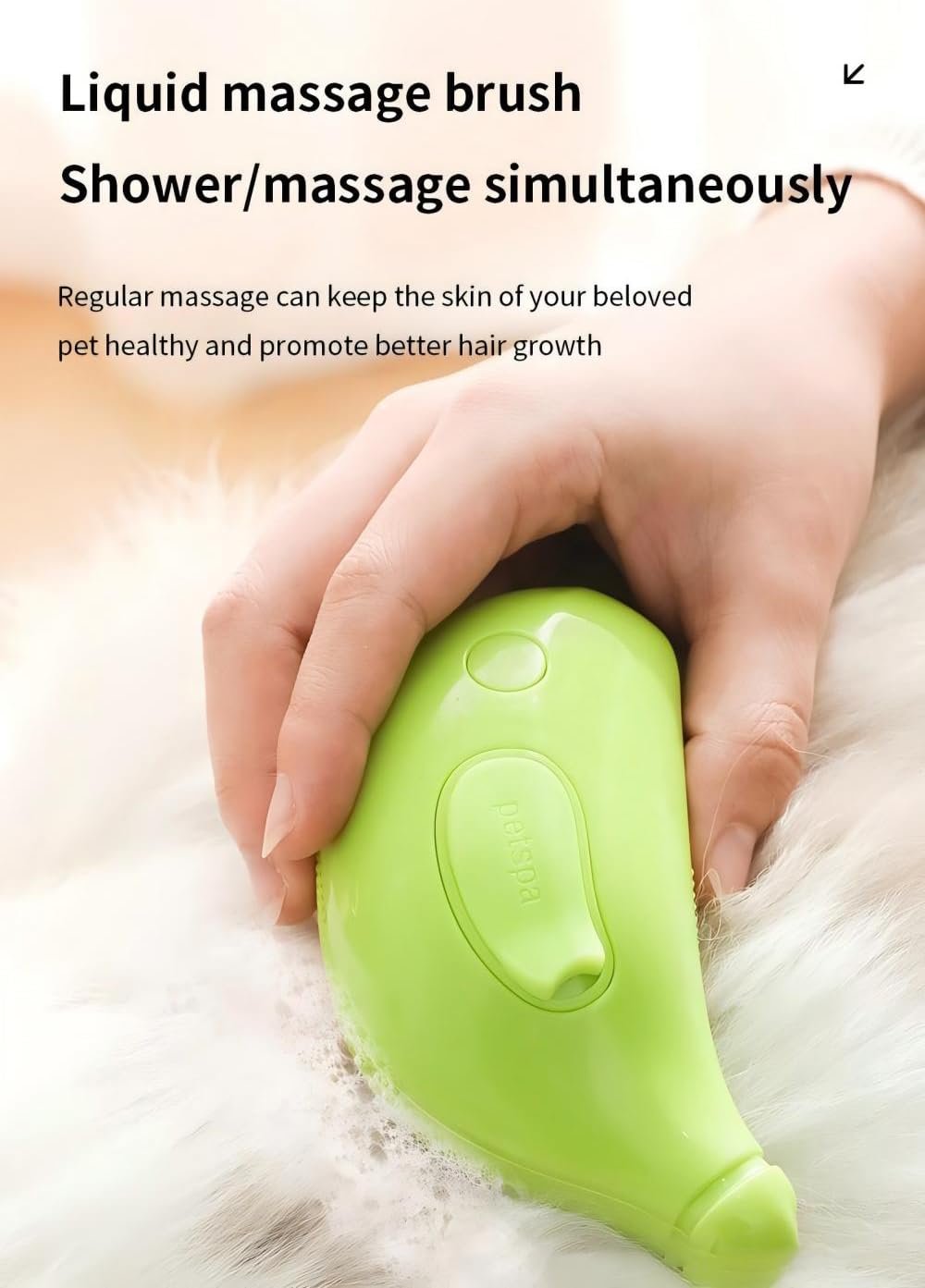 WINB 3-in-1 Steaming Pet Brush for Cats & Dogs – Shedding, Massaging, and De-furring Grooming Brush with Anti-Static Mist, Ideal for Cats and Dogs - Image 4