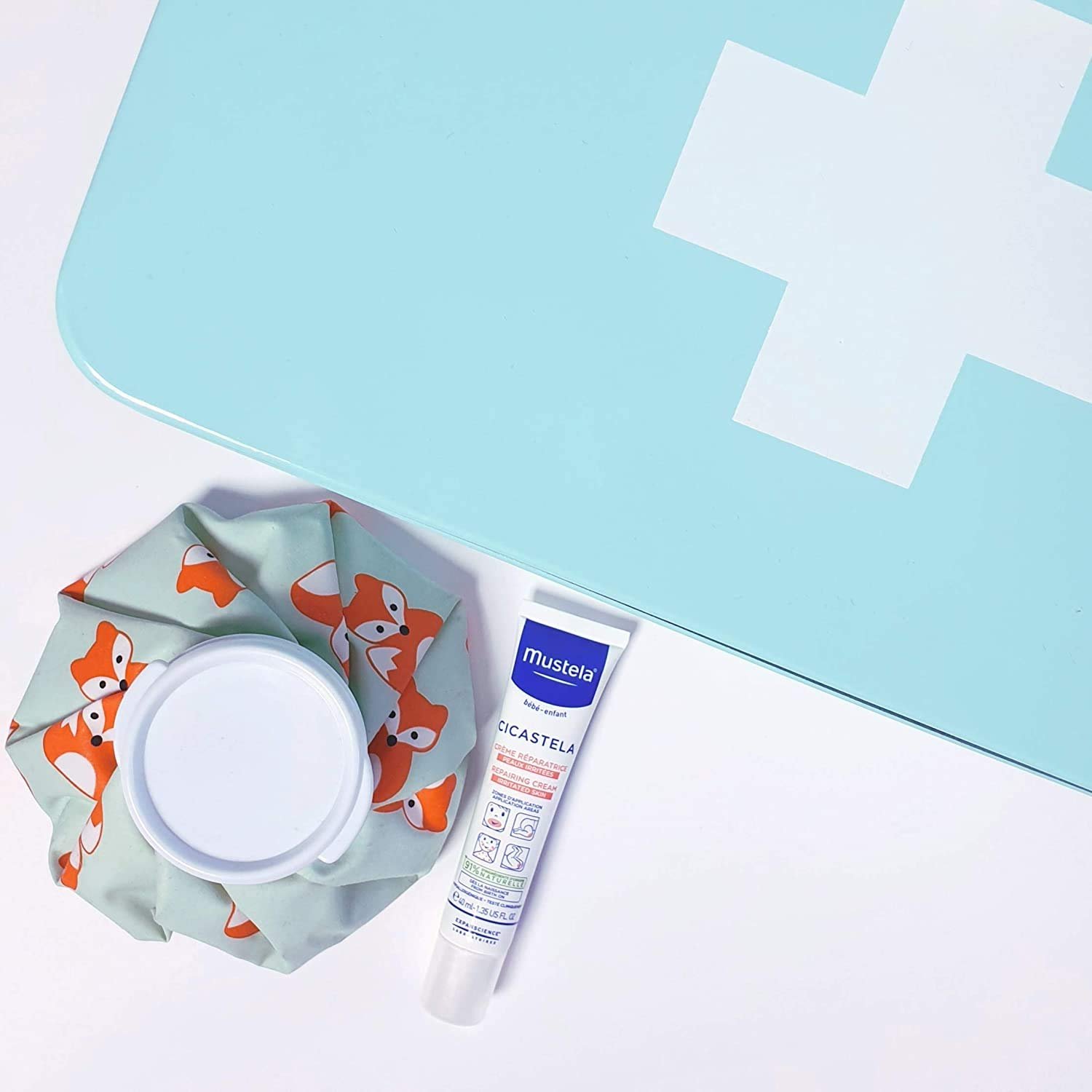 Mustela Cicastela Moisture Recovery Cream - Multipurpose Baby Ointment for Skin Discomfort - with Natural Avocado & Hyaluronic Acid - Fragrance-Free - 1.35 fl. Oz - Image 7