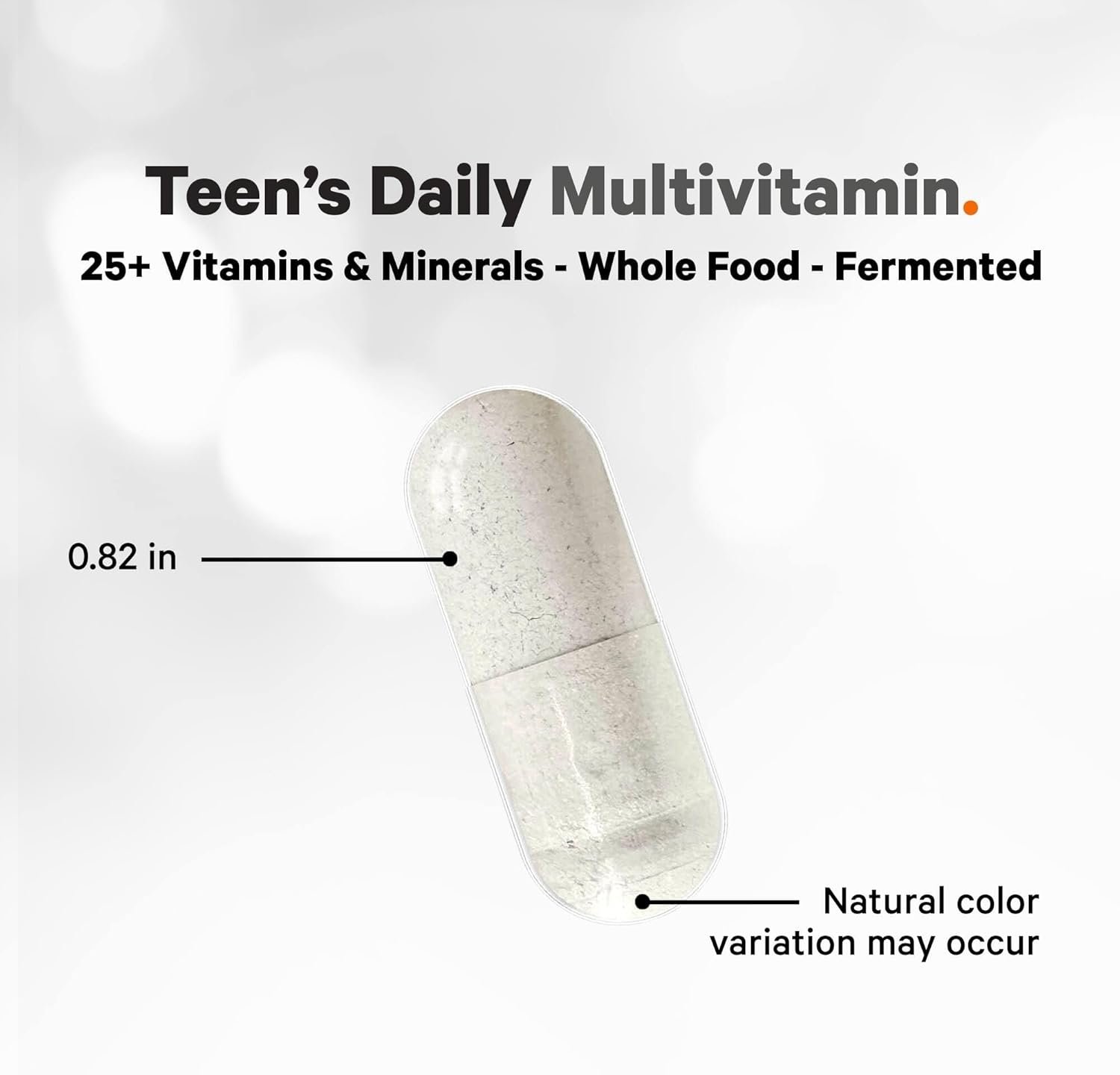 Codeage Teen’s Daily Multivitamin Supplement, 25+ Vitamins & Minerals for Teenage Boys & Girls, Organic Whole Foods Vitamins for Teenagers, Vitamin A, B, C, D, E, K, Omega-3, 60 Ct - Image 9
