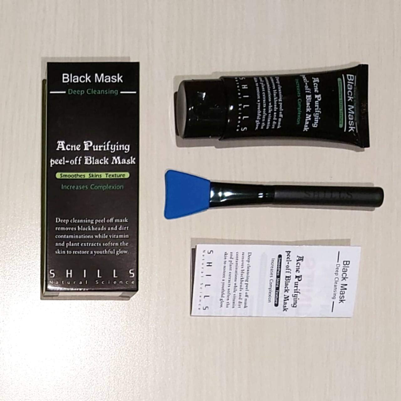 SHILLS Blackhead Remover, Pore Control, Skin Cleansing, Purifying Bamboo Charcoal, Peel Off Face Mask,1 Bottle(1.69 fl. oz) - Image 7