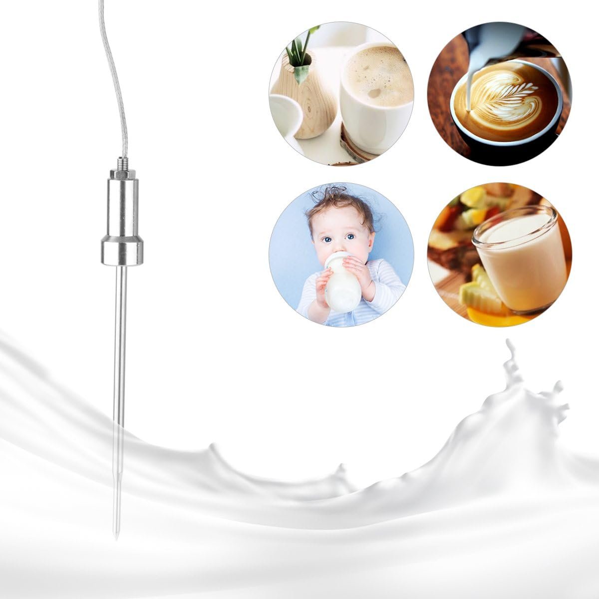 Replacement Probes 4 Packs Improved Stainless Steel Additional Probes Wire for Grill Thermometer by WEINAS - Image 7