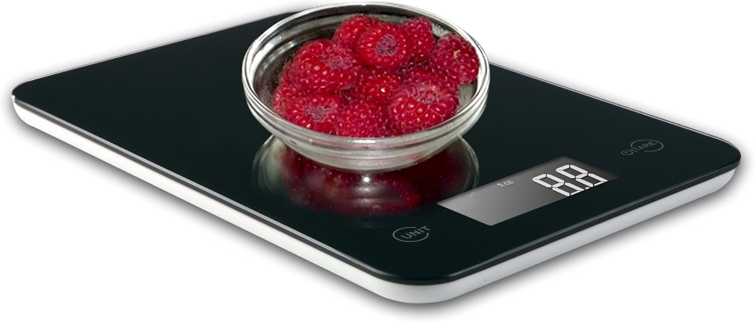 Ozeri Touch Professional Digital Kitchen Scale (12 lbs Edition), Tempered Glass in Elegant Black - Image 5