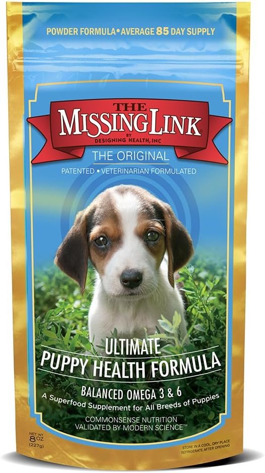 The Missing Link Puppy 8oz Supplement – Superfood Powder Promotes Growth & Development, Supports Immunity, Digestion, Bones, Skin & Coat of Dog - Image 5
