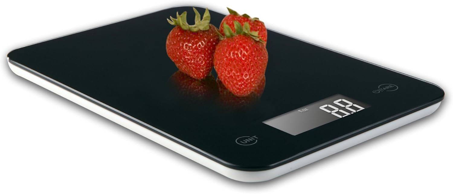 Ozeri Touch Professional Digital Kitchen Scale (12 lbs Edition), Tempered Glass in Elegant Black - Image 4
