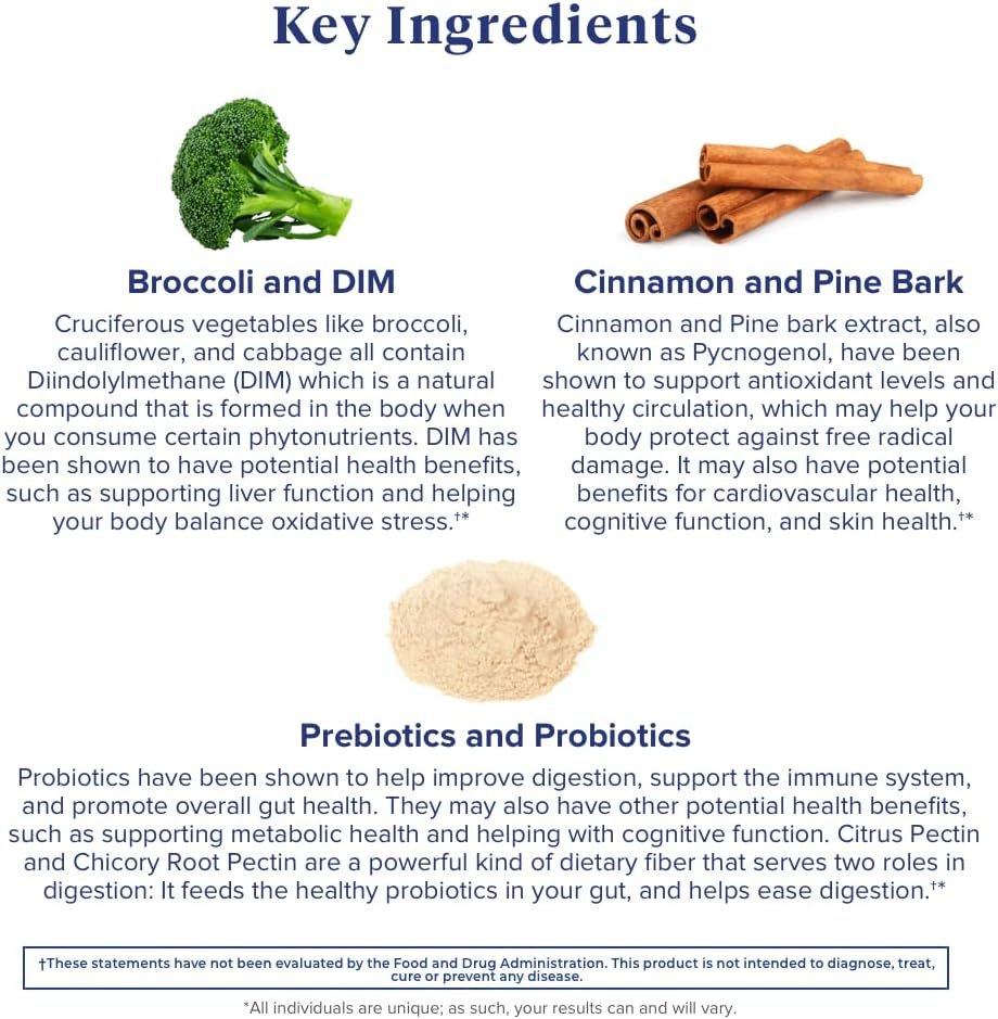 Gundry MD® Primal Plants MTHF Greens Powder Superfood Supplement to Support Skin Health, Optimize Energy and Digestion, 1 Full Serving of Vegetables - Green Apple Flavor (30 Servings) (New Formula) - Image 6