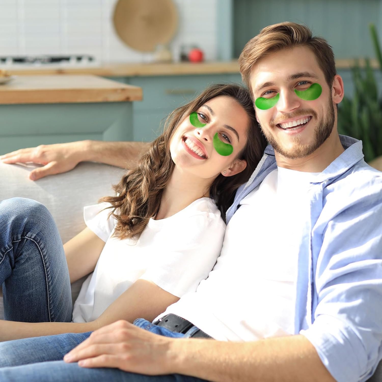 Under Eye Patches Dark Circles: 30 Pairs Collagen Eye Masks for Wrinkles and Puffy Eyes - Green Tea Eye Skin Care Gel Pads - Eye Bags/Fine Line Treatment for Men and Women - Image 10