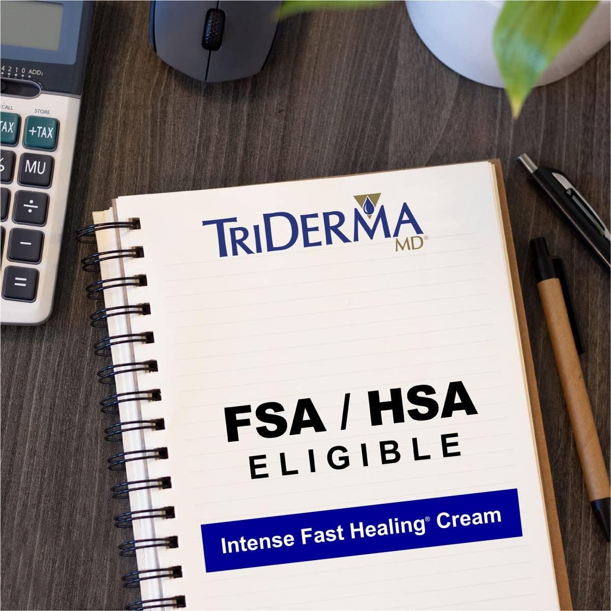 TriDerma Intense Fast Skin Healing Cream for Hard-to-Heal Skin Irritations, Sores, Rashes, Dry, Cracked Hands, Cuts, Chafing, Burns, Scrapes - First Aid Kit Essential - FSA Eligible - 4.0 oz Tube - Image 7