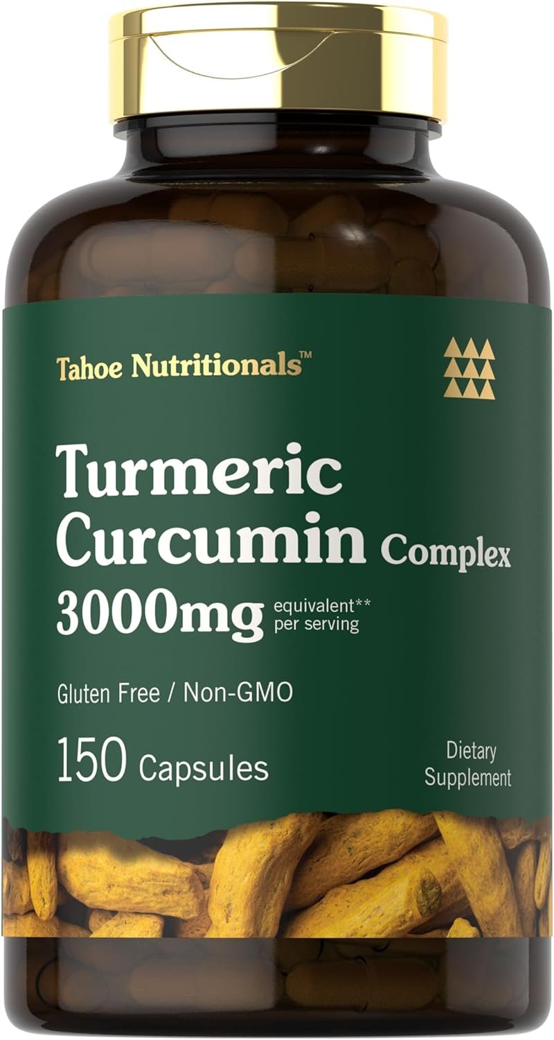 Turmeric Curcumin 3000mg | 150 Capsules | Turmeric Supplement with Black Pepper Extract | Non-GMO, Gluten Free Herbal Complex - Image 2