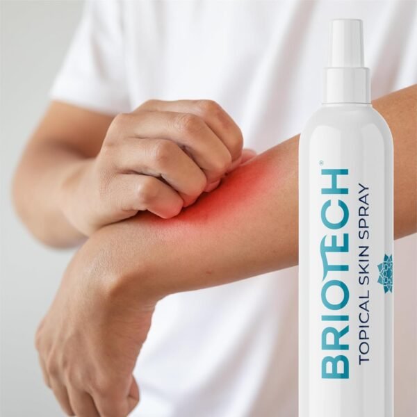 BRIOTECH Topical Skin Spray, Hypochlorous Acid Spray for Body & Face, Eyelid Cleanser, HOCl Facial Mist, Support Against Irritation and Redness, Stocking Stuffers, Packaging May Vary, 4 oz, 1 ct - Image 4