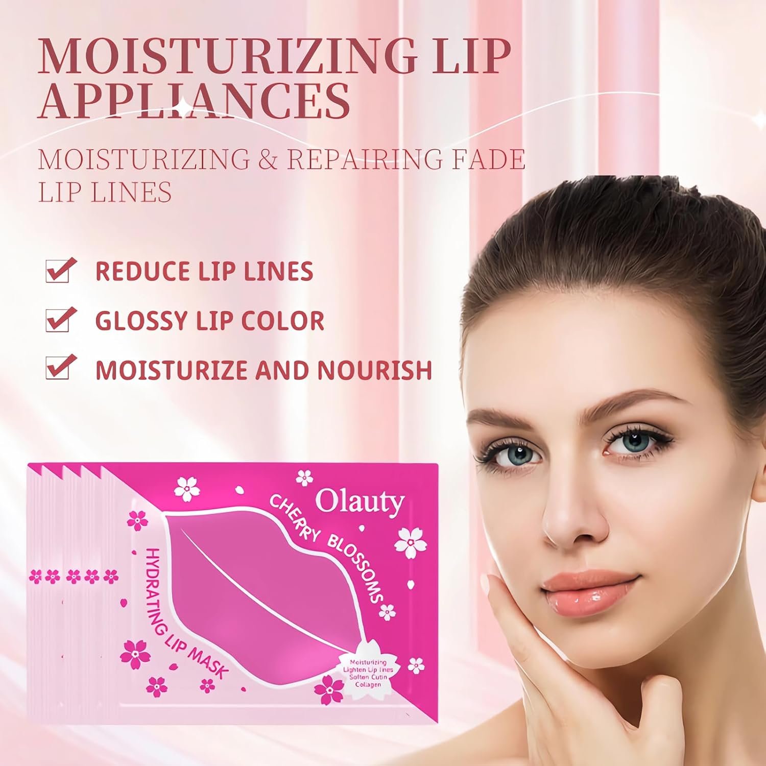 30 Pairs Lip Masks & Eye Masks, 24K Gold Gel Crystal Collagen Under Eye Patches for Puffy Eyes, Dark Circles and Wrinkles, Moisturizing Nourishing Collagen Lip & Eye Mask Set for Women Men - Image 4