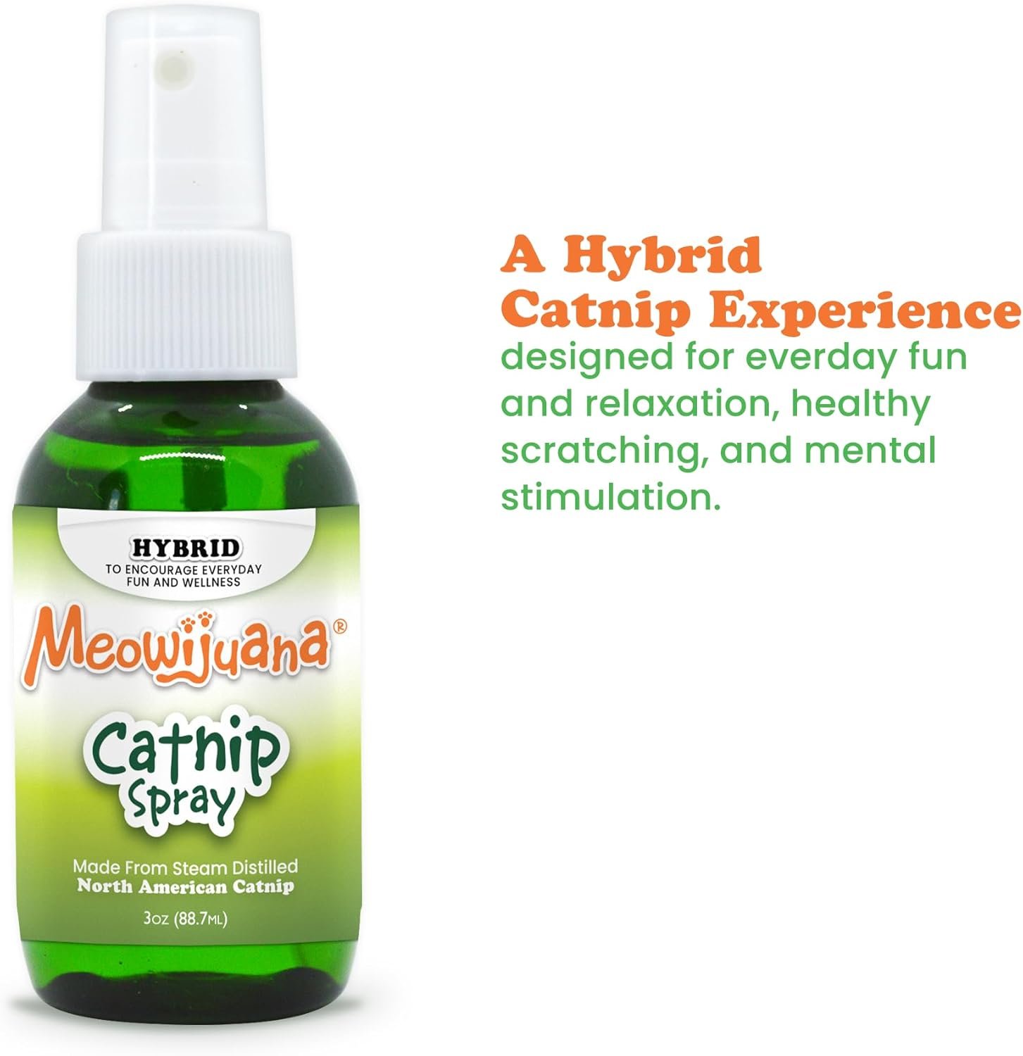 Meowijuana | 3oz. Premium Catnip Spray | Organic | High Potency | Use On Cat Toys, Teasers, and Scratchers | Grown in North America | Feline and Cat Lover Approved - Image 4