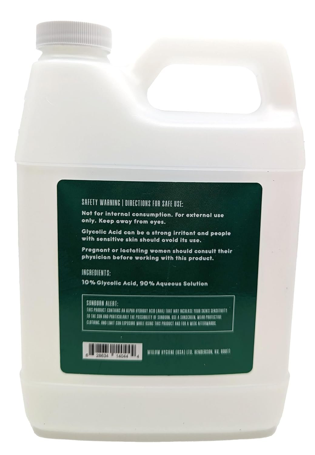 Glycolic Acid 10%,Pure Glycolic Acid Liquid, Glycolic Acid for Makeup, Serum, Toner & Lotion, Industrial Cosmetic Application, Skin & Hair Care Product, Glycolic Acid Bulk, Manufactured in USA, 32 oz - Image 3