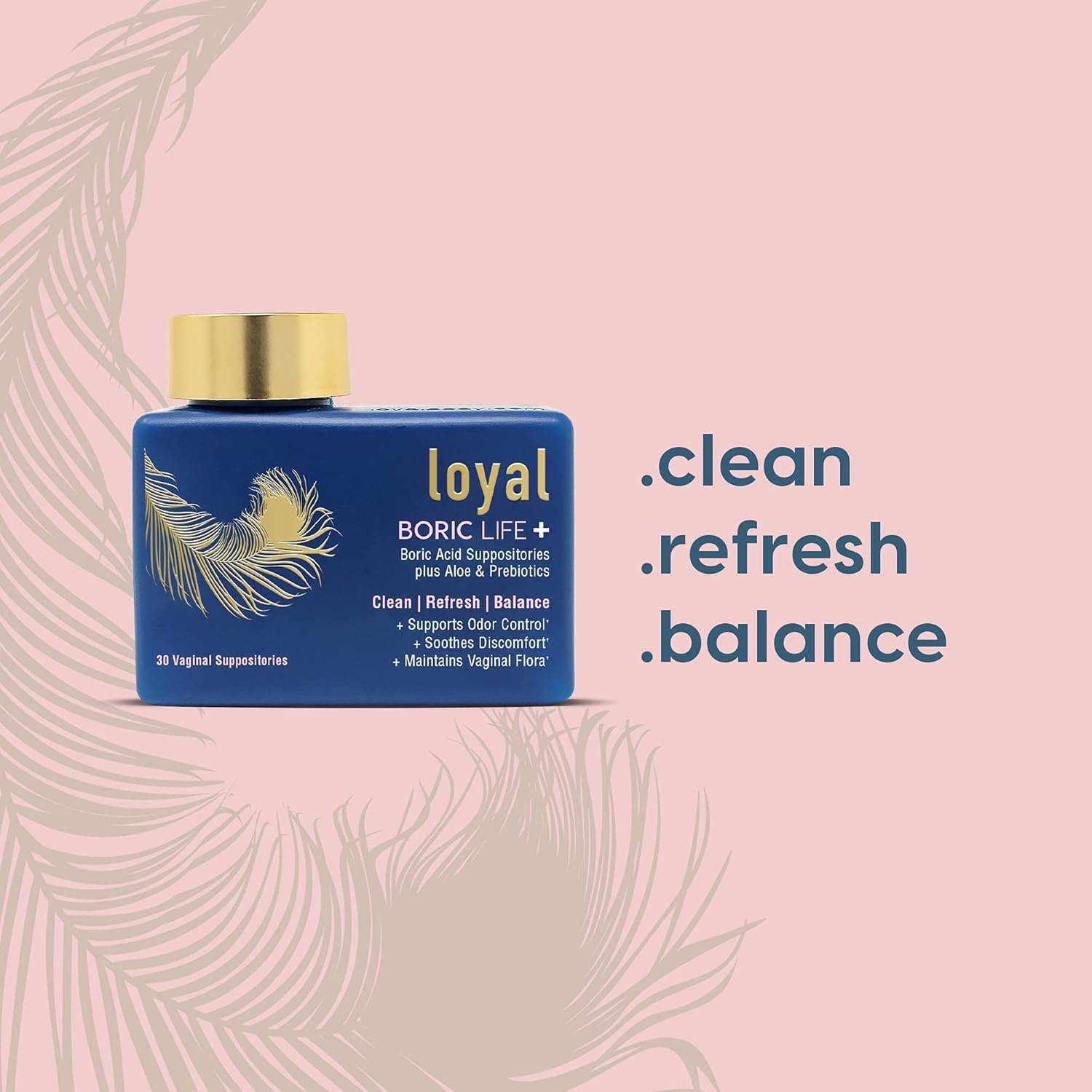 Loyal Boric Life Plus - Boric Acid Vaginal Suppositories with Aloe & FOS - Supports Odor Control - Soothes Discomfort - Maintains Vaginal Flora - Made in USA (30 Count) - Image 7