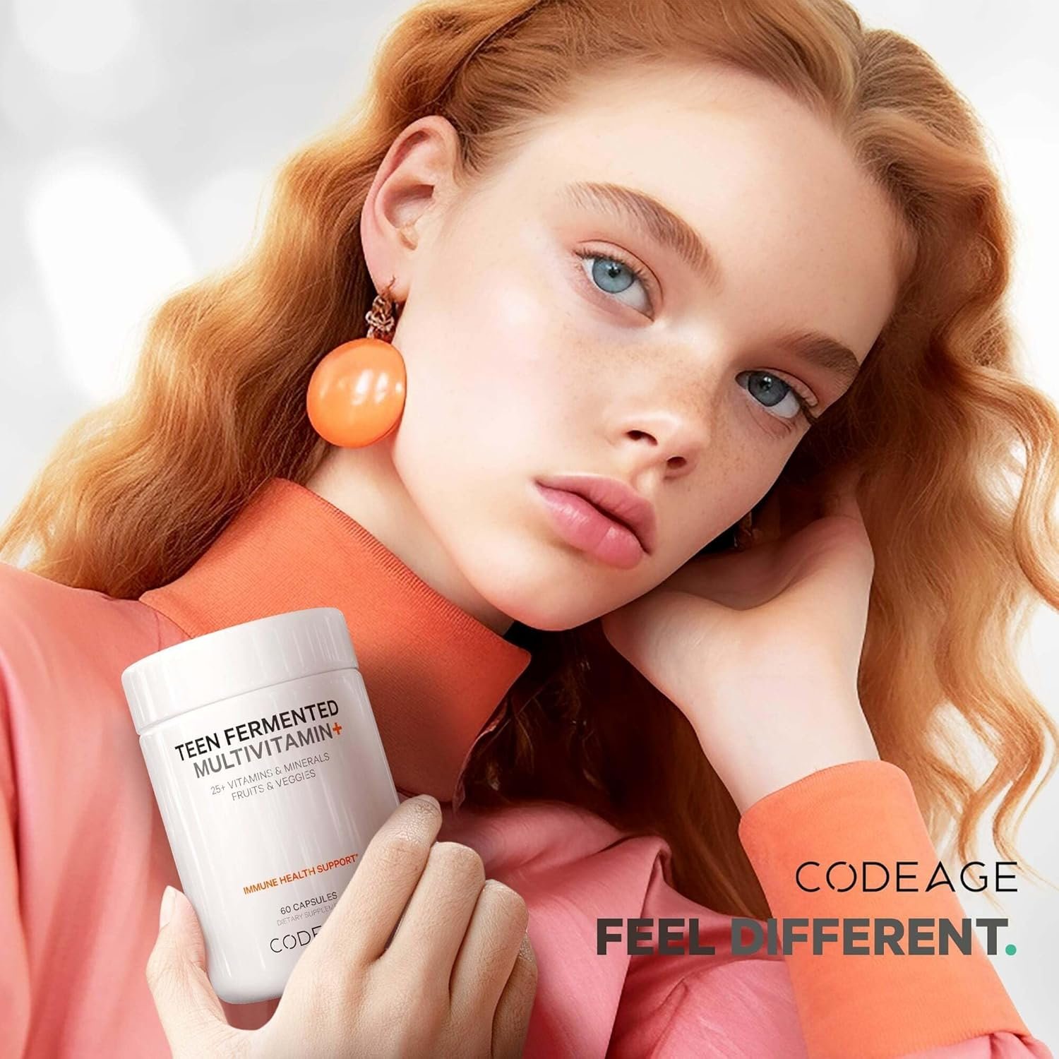 Codeage Teen’s Daily Multivitamin Supplement, 25+ Vitamins & Minerals for Teenage Boys & Girls, Organic Whole Foods Vitamins for Teenagers, Vitamin A, B, C, D, E, K, Omega-3, 60 Ct - Image 10