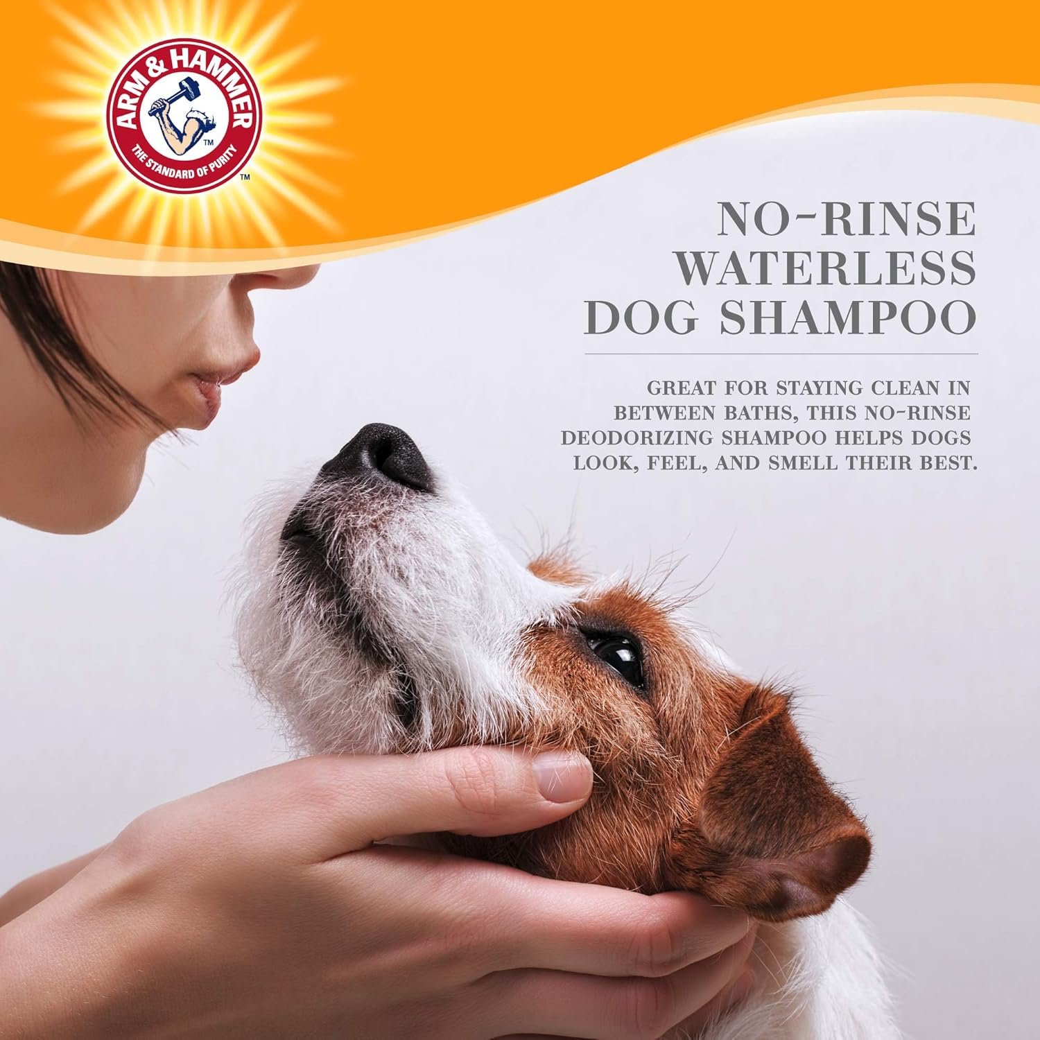 Arm & Hammer for Pets Ultra Fresh Dog Deodorizing Foam, Juniper Mist Scent - No Rinse Waterless Dog Shampoo for Smelly Dogs, Pet Deodorizer, Bathing Supplies, 8 Fl Oz - Image 3