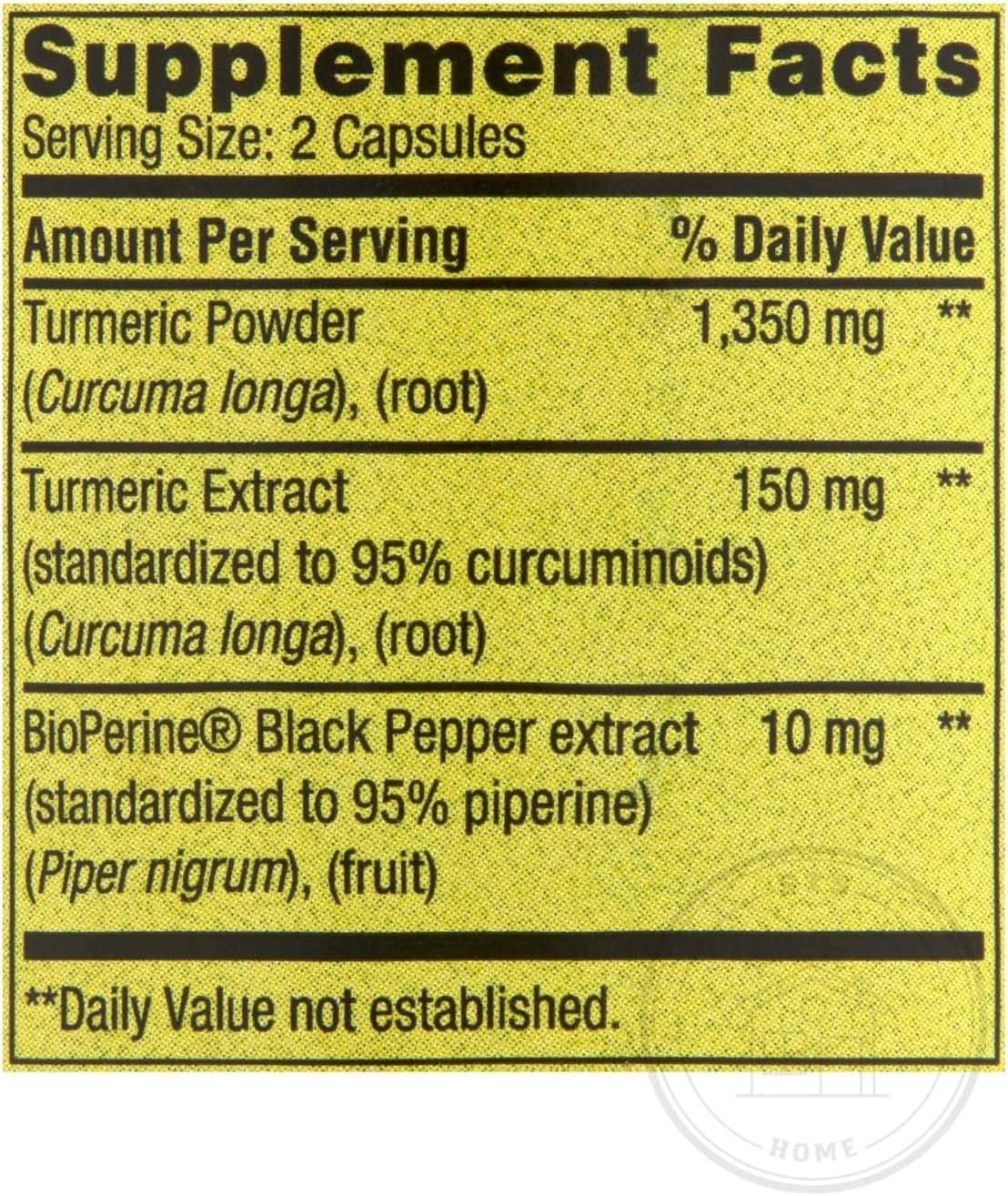 Spring Valley Turmeric Supplement | Turmeric Curcumin Supplement, Ultra Strength 1,500 mg, 90 Count + STS Sticker. - Image 4
