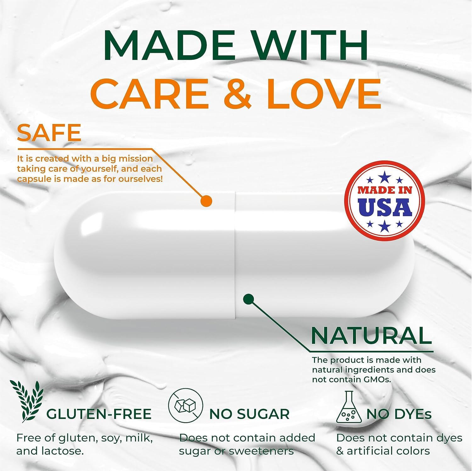 SIRUNES Berberine Capsules Ceylon Cinnamon & Turmeric - Berberine HCL Dietary Supplement for Men and Women – Non GMO Berberine 500 mg per Capsule, Immune System Booster - Image 8