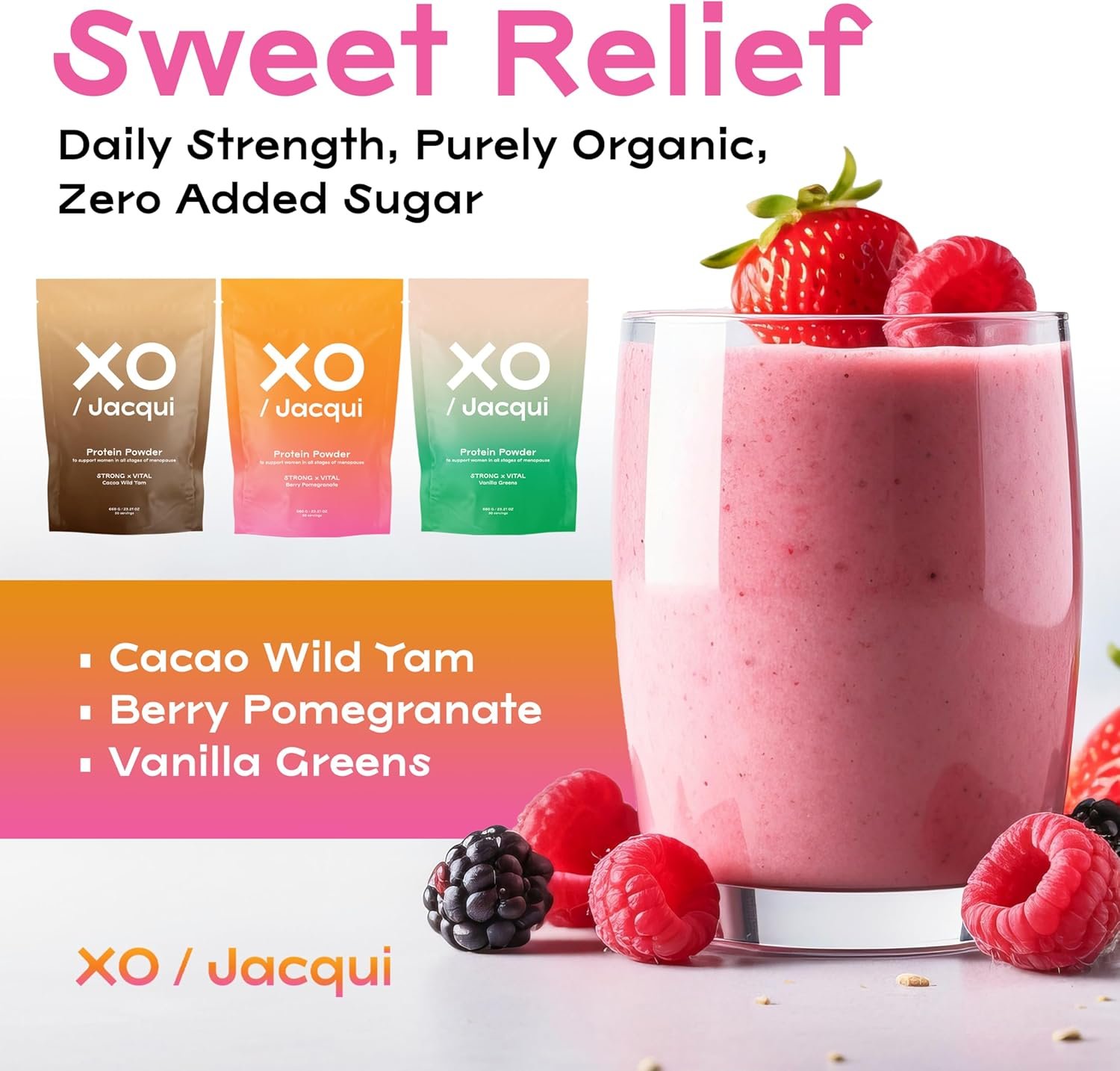 Organic & Vegan Protein Powder for Women Pomegranate Berry – Delicious Protein Powder Made from 6 Science-Backed & Nutritious Ingredients – Organic Protein Powder to Support Women in All Life Stages - Image 6