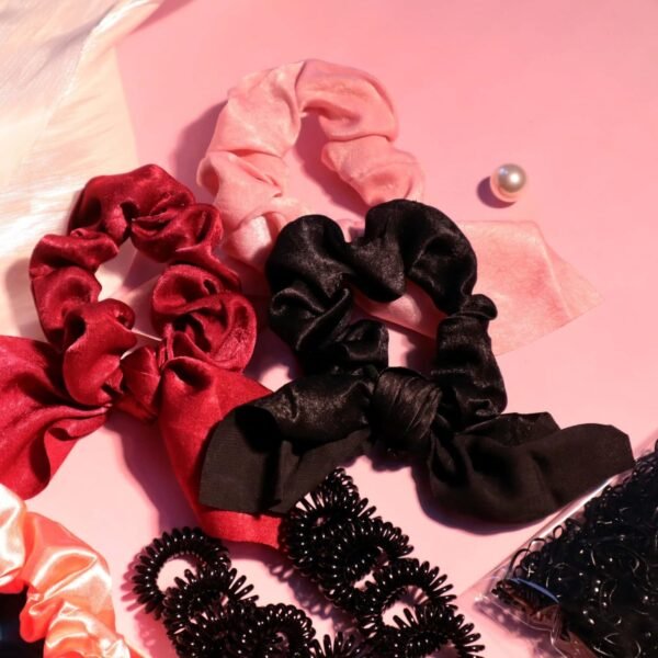 YANRONG Hair Accessories Set for Women and Girls - Seamless Ponytail Holders, Variety Hair Scrunchies, and Elastic Hair Bands - Image 7