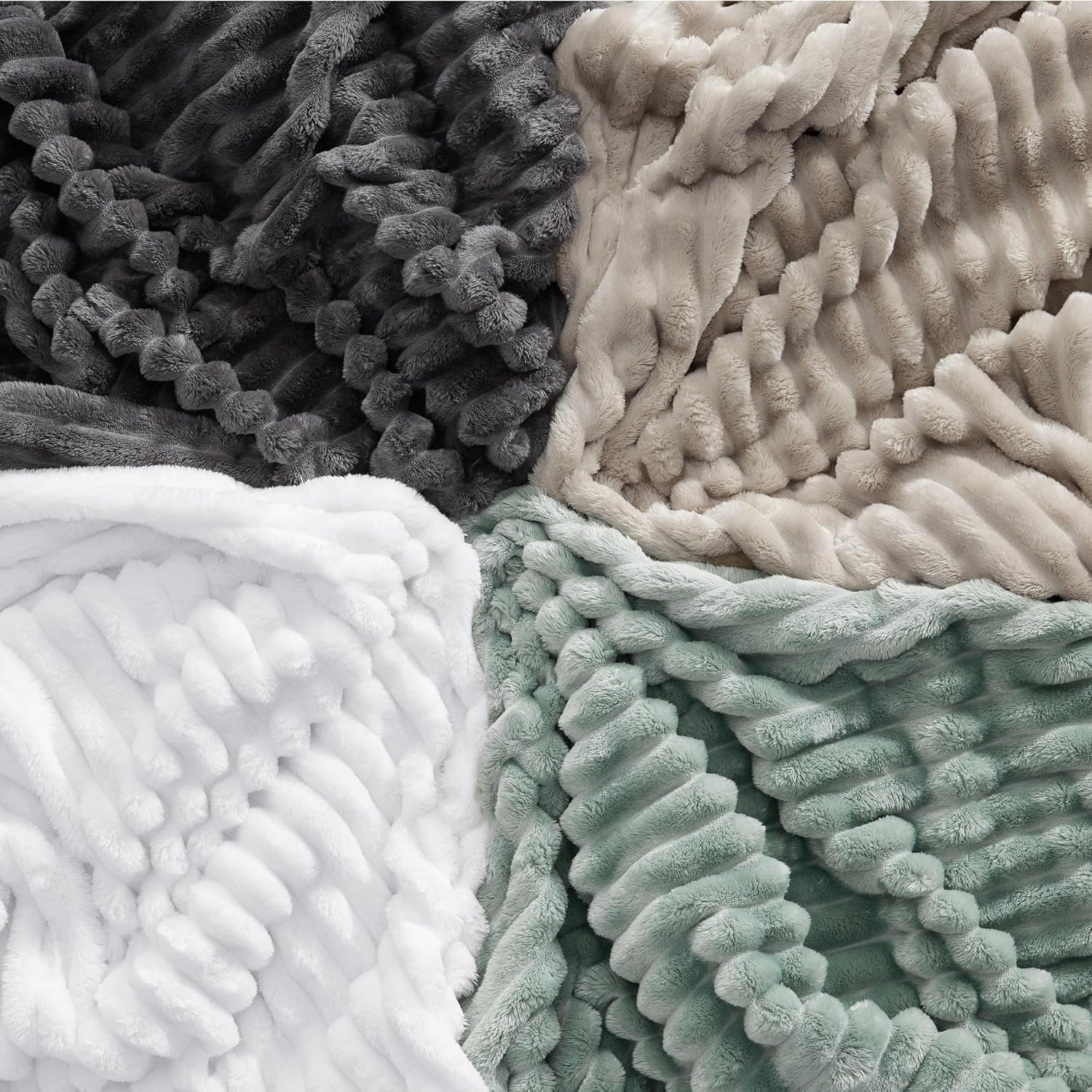 Bedsure White Throw Blanket for Couch - GentleSoft Cozy Soft Blankets for Women, Cute Small Throws for Girls, 50x60 Inches - Image 8