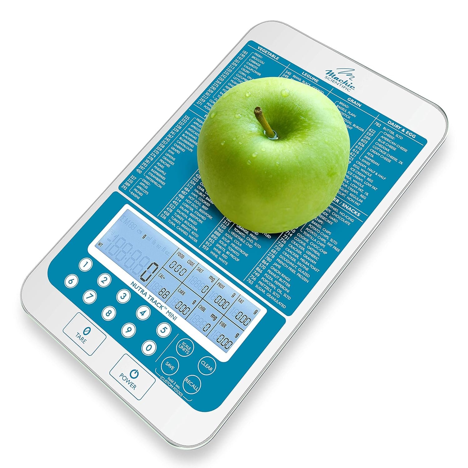 Food and Nutrition Scale, an American Co. You CAN FIND Cheaper BUT You Cant FIND Better, Our Proprietary USDA Nutritional Calculator, Supported and Designed in Seattle WA. Silver/Blue - Image 2